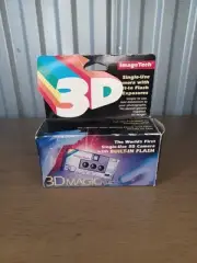 New in Box Image Tech 3D Magic Single Use 3D Camera w/ 16 exposures Sealed !
