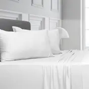 Algodon Bamboo Sheet Set - White - Queen