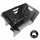 Portable Steel Fire Pit & Ember Tray for Caravan Camping, Outdoor Heater Firepit