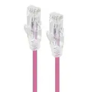 Alogic 1m Alpha Series Ultra Slim CAT6 Network Cable - Pink