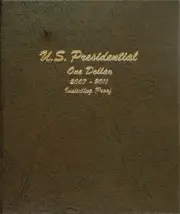Dansco 8184 Quality Album Presidential Dollars w/ Proofs 2007-2011 Coins Storage