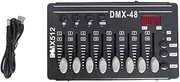 Lockmaner 1 Piece DMX Controller Mini DJ Lights Console Control Dmx512 LED Stage Light Projector Moving Head Smoke Cold