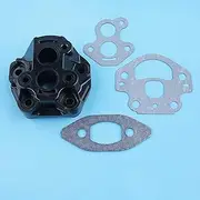 for Mc-C Cs340 Cs380 Cs 340 380 Chainsaw Replacement Spare Parts Carburetor Adaptor Intake Manifold Gasket Set Parts
