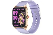 Smartwatch with Bluetooth Calling, Heart Rate, Blood Oxygen, Blood Pressure, Blood Sugar, and Blood Lipid Monitoring, Health Tracking, Step Counter, and Sports Modes(Purple)