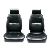 Classic Deluxe PU Leather Bucket Seats Car Reclinable for Holden Ute Panel Van
