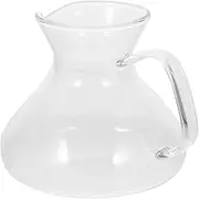 STOBAZA Glass Coffee Pot Clear Espresso Mocha Pot Coffee Bottle Coffee Kettle 300ml