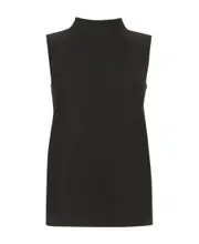 Logo turtleneck sweater M Black