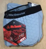 McDavid Men's Small Hex Pad Technology Girdle Football Thigh Guard Shorts