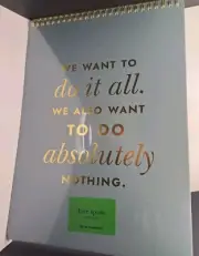 KATE SPADE Large Spiral Do It All New, SEALED Notebook