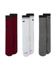Nike Unisex Everyday Plus 3PK Crew Socks Medium 6-8 Men (10-13 Wmns) CZ0503-903