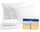 Cotton King Size Pillow Cases Set of 6, White Pillow Case Protector King 6 Pack