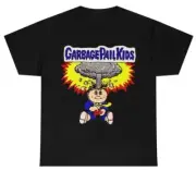 Garbage Pail Kids Black Unisex T Shirt NEW Retro Style 80s Gamers Trading cards