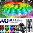 5M LED Strip Lights RGB Flex 12V 44key IR Controller 20 Color TV Back Home Lamps