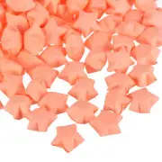 136pcs Pre-made Origami Lucky Stars Paper Wishing Star Dark Orange