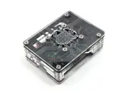 Zebra Virtue Case ~Black Ice~ for Raspberry Pi 4, 3, B and B+ with Fan