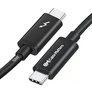 [Intel Certified] Cable Matters 20Gbps Thunderbolt 3 Cable - 2m, USB C Thunderbolt 3 Cable for 8K Video & 100W Charging, Black