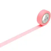MT Solids Washi Paper Masking Tape: 3/5 in. x 33 ft. (Shocking Red)