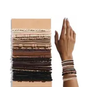 20Pcs Boho Hair Ties Bracelet Elastic Hair Bands for Women