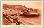 c1910s Nice The Walk-Jetty Mont-Boron Antique Postcard
