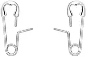 [Generic] Safety Pin Earrings for Women Men Minimalist Earrings Piercing Earrings