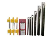 NEW 6PCS 1/4"-3/4 "SHANK INDEXABLE BORING BAR +5PCS TCMT1102 CARBIDE INSERTS