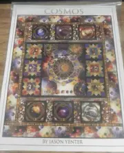 COSMOS Quilt Pattern BY Jason Yenter ,,,PLANETS SUN QUILT ...75.5 X 91.5 ...NEW