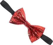[DEARMAMY] Adult Pre Tied Bow Tie for Men Adjustable Glitter Formal Tuxedo for Parties and Events Stylish Material for Groom and Special Occasions