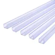 DELight 39" Channel Mounting 10pcs PVC Holder Acc for LED Neon Flex Strip Light