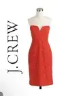 J Crew strapless lace dress In poppy NWT Sz 4