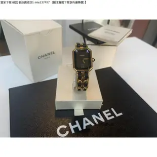 MF二手/CHANEL 香奈兒 Premiere 金色 方糖 手錶 石英腕錶 女錶 H6951 現貨