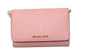 Michael Kors Jet Set Travel Multifunction Phone Crossbody Bag (PrimRose)