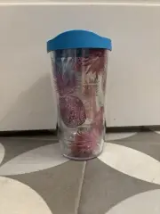 Tervis Tumbler 16 Clear Pineapple Light Blue Lid