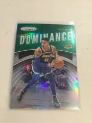 KYLE KUZMA 2019-20 PRIZM DOMINANCE INSERT GREEN PRIZM SP #18 LAKERS