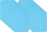 uxcell Self-Adhesive Repair Patches 5 x 3.7 Inch, 26 Pack Twill Fabric Repair Denim Patches Waterproof Lightweight Sofa Patch for Couch Clothing Jacket Tent Bag Jeans, Sky Blue