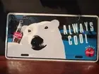 1994 Coca-Cola Polar Bear Car Tag Sealed