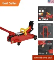 Hydraulic Trolley Jack Low Profile 2 Ton Capacity 5.7"-13" Vehicle Maintenance