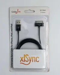 在飛比找樂天市場購物網優惠-[現貨1條] CableJive xlSync 充電線 2m