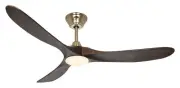 Energy saving Ceiling Fan Remote Control LED Light Eco Genuine Brass