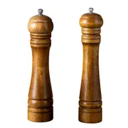 Wooden Pepper Grinder Manual Salt Spice Mill Bottle Household Grinding Tool