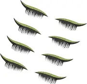 PLAFOPE Makeup Eyelash Stickers Beauty Stickers Decorative Lash Decals for Women Dazzling False Lashes