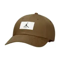 在飛比找PChome24h購物優惠-Nike 耐吉 帽子 Jordan Club 男女款 棕 白