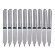 10* 45° Degree 0.1mm Carbide Engraving Bits CNC Router Tool For PCB Board Hot