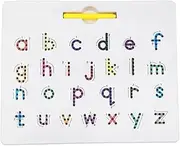 2-in-1 Double Sided Magnetic Alphabet Edition,Magnetic Number Tracing Board,Double Sided Magnetic Letter Board Writing Practice,Letter Number Tracing for Kids Ages 3-5 for Boy Girls Toddlers (B)