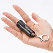 7 Light Modes Bright LED Mini Keychain Flashlight UV Light Red Blue Signal Lamp Portable Mini Flashlight Highlights Type