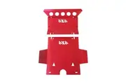 3mm Red Bash Plate Sump Guard For Toyota Hilux N70 SR SR5 2005-2015 Underbody