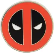[Monogram] Deadpool Classic Logo Enamel Pin, Medium, Enamel, no gemstone