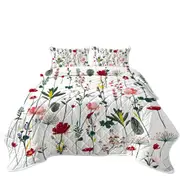 Modest Flower Garden Coverlet