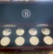 Bradford Authenticated Remember Pearl Harbor Silver Crown Collection.