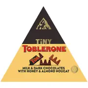 Tiny Toblerone Chocolate Gift Box Variety Pack (Milk Chocolate and Dark Chocolat