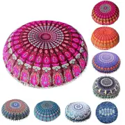 Mandala Floor Pillows Indian Tapestry Bohemian Throw Meditation Cushion Cover AU